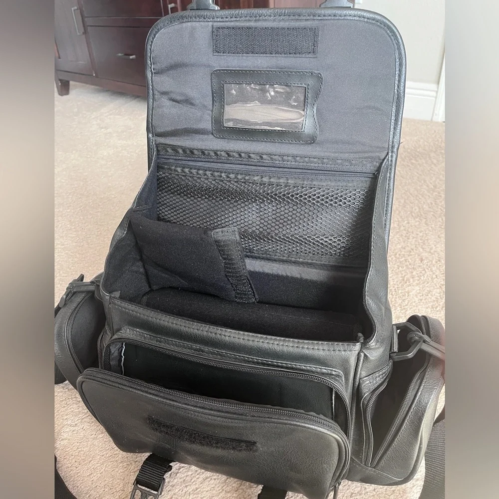 Sony Black Leather Cancorder Bag